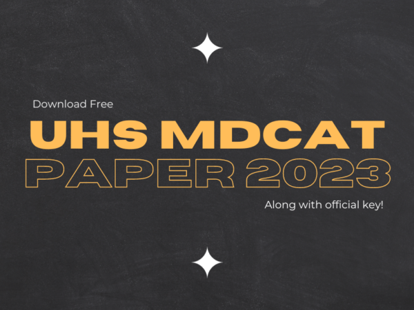 UHS MDCAT paper 2023 PDF Download